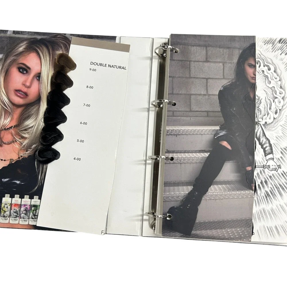 Pulp Riot Faction8 Hair Color Swatch Book‎ Ring Professional Salon Color Chart